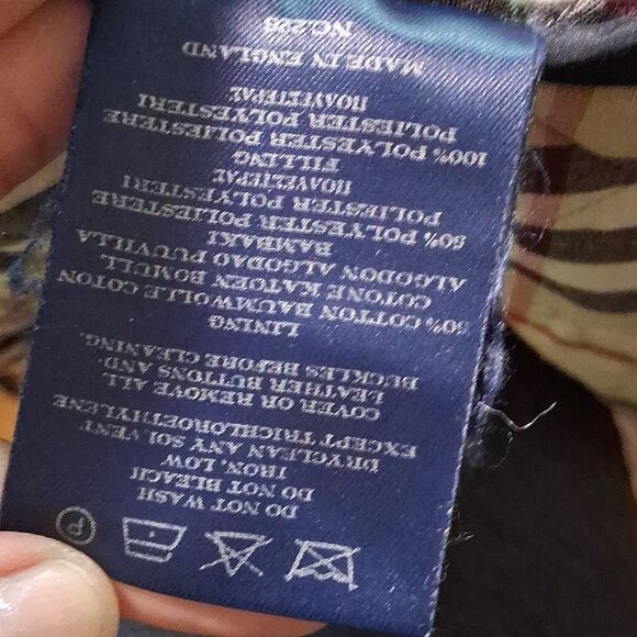 AUTHENTIC BURBERRY BLACK QUILTED LIGHT JACKET MEDIUM - Picture 9 of 11